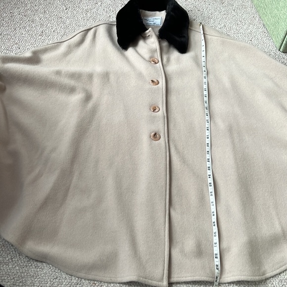Wool & Cashmere blend cape OS - Picture 7 of 8